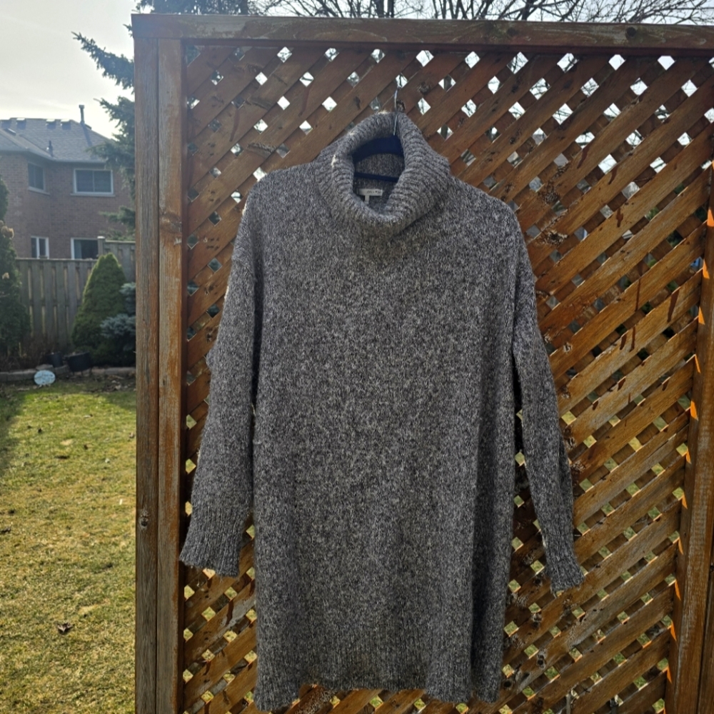 OAK + FORT turtleneck sweater dress
